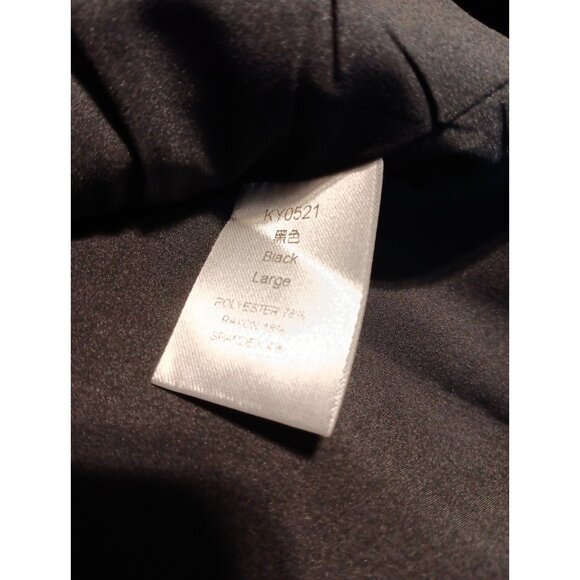 Cicy Bell Womens L Blazer Jacket Button Closure Black Office Career Business NWT - Picture 4 of 6